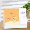 Simple Agenda Planner Scheduler Standing Flip Calendar Gift 2025 Desk Calendar  Home Decoration