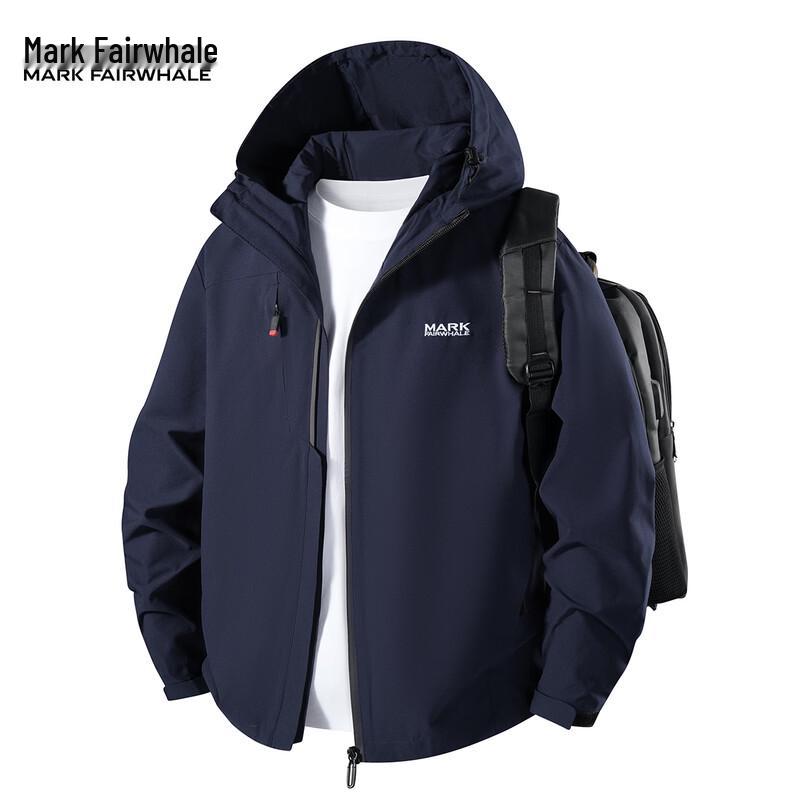 MARK FAIRWHALE Men s Loose Hooded Outdoor Jacket M