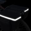 Water-Resistant Bike Rear Seats Saddles Bags Bike Luggage Carriers Trunk Bag with Reflective Trim Cycling Rear Rack Bag