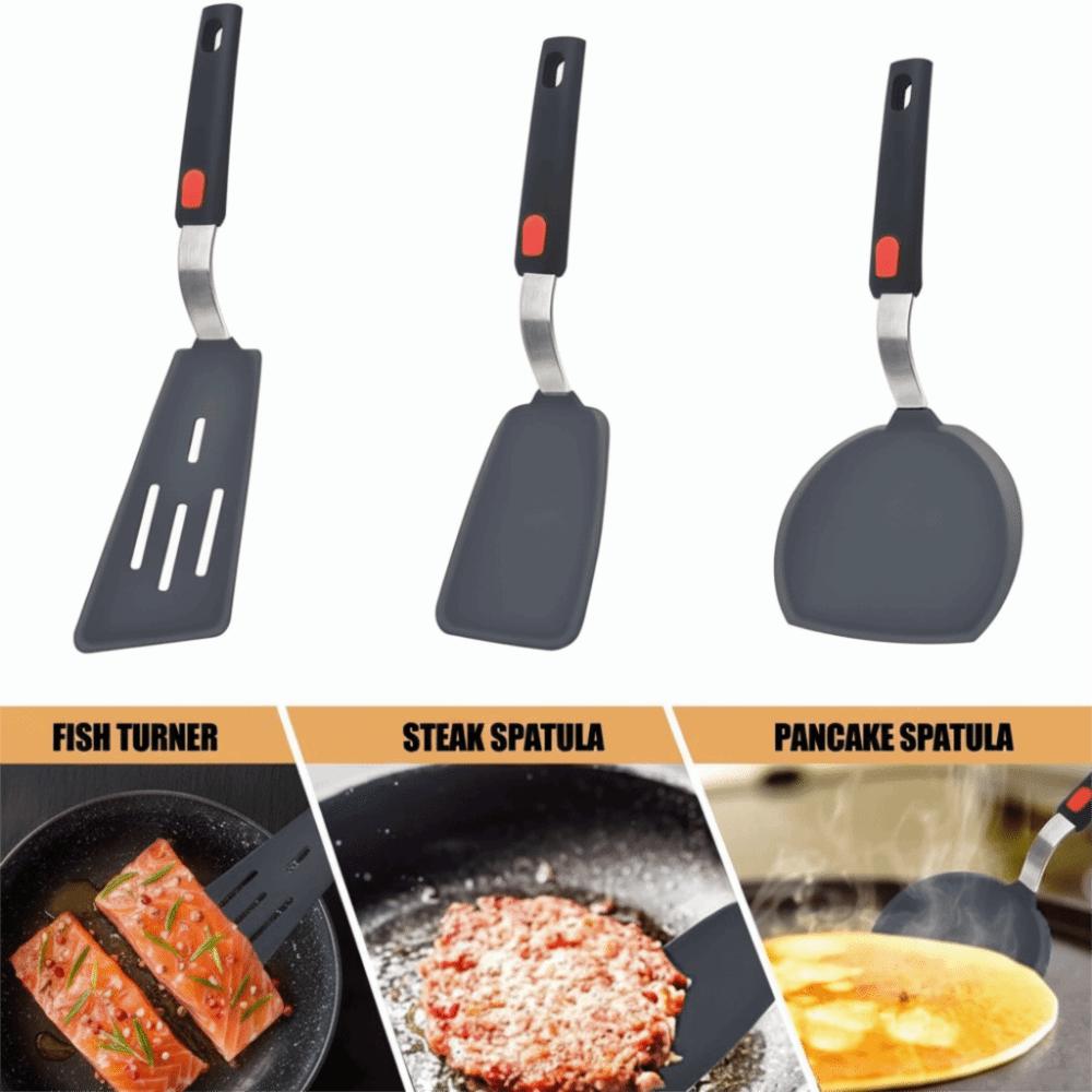 Dishwasher Safe Slotted Turner BPA Free Pancake Spatula Silicone Spatula Cooking