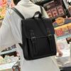 Schoolbag British Style Bag Retro Women's 1011 European and American Fashion Versatile New College Style School Bag High School Student Backpack