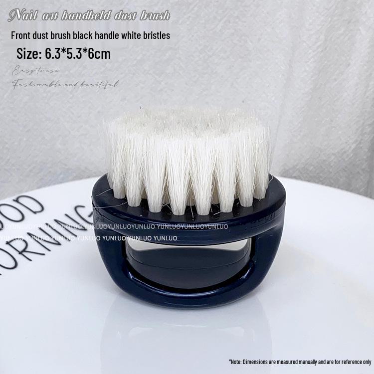 Nail Prep Soft Bristle Brush: Boar Bristle Dust Sweeper & Polish Remover for Nail Art