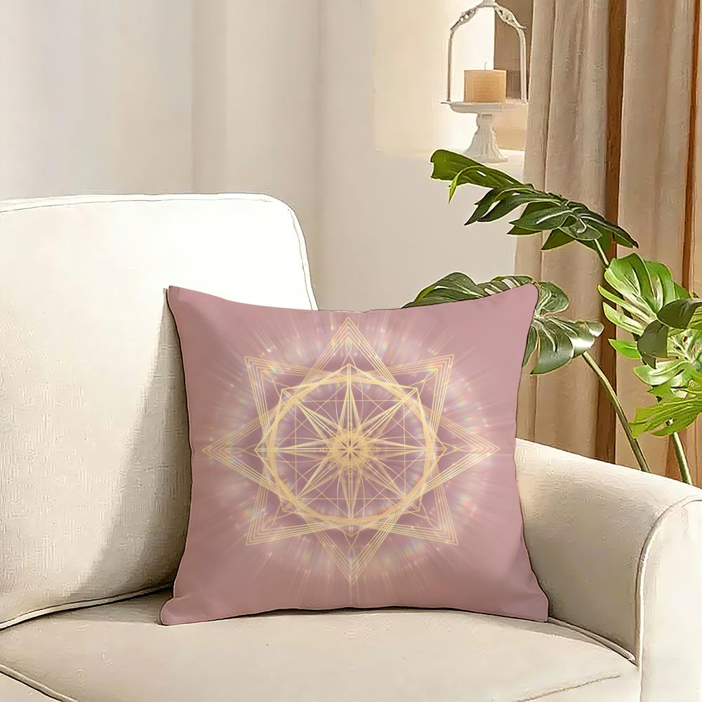 Nordic Midsummer Festival Cushion Cover Reversible Plush Pillow Cover Soft Fluffy Home Decor for Sofa Bedroom 30x30cm