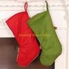 F26C Christmas Stockings Xmas Stockings Decoration 18" 3D Plush Santa Snowman Socks