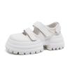 Fashion 2025 Summer New Thick-Soled Casual Sandals Heightened Sports Beach Sandals Square Toe Hook & Loop Platform Fashion Sandals