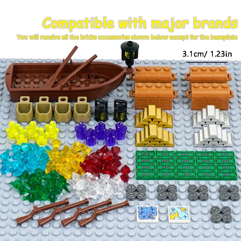 Peníze Pokladnice Banka Pirátská Loď Přátelé Město Doplňky Stavební Kostky Mapa Dolary Klenoty Drahokamy Diamanty Zlaté Pruty Mince Cihly Dílky