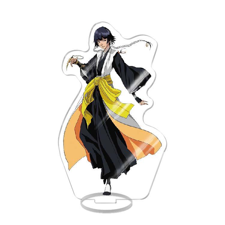 Hot Anime Bleach Figure Kurosaki Ichigo Urahara Kisuke Aizen Sousuke Cosplay Acrylic Stand Model Plate Desk Decor Standing Sign