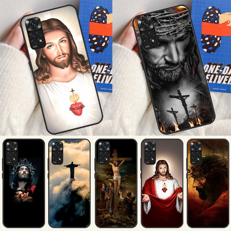 Christian Jesus Case For Xiaomi Redmi Note 14 13 Pro 12 11 9 10 9S 10S 11S 12S Redmi 14C 13C 10C 12C Cover