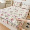Thickened Milk Fleece Laminated Cotton Bed Hat Three-piece Household Mattress Non-slip Bed Cover Simmons All-package Protection Cover