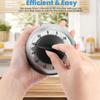 60 Minutes Kitchen Timer Countdown Alarm Reminder Cooking Tools Mechanical Timer Magnetic Kitchen Timer