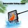 Fishing Landing Net with Telescoping Pole Long Handle Multipurpose Swimming Pool Leaf Skimmer Net Ultra Fine Mesh Netting Bag