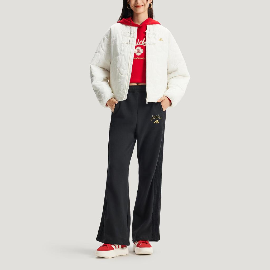 adidas FW25 Light Padded Jacket Warm Sports Stand Collar Solid Color Cotton Coat Women Jacket KH2664
