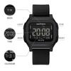 NAVIFORCE Original Men Digital Watch Square Case Silicone Strap Waterproof Calendar Date Chronograph Alarm Men Sports Leisure Watch NF7137