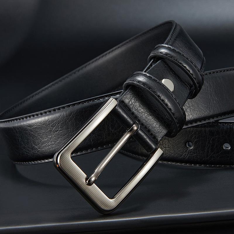 Korean Style Men's Versatile Pin Buckle Belt: Casual & Business for All Ages