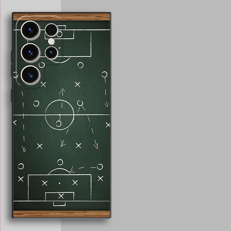 Custodia per Telefono Funda per Samsung Galaxy S26 Note 20 Ultra 8 9 10 S10 S9 S24 Plus S20 S21 FE S25 Ultra S23 Calcio Cartoon