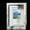 Dual-Sided 360° Rotating Wooden Picture Frame, Elegant Desktop Decor Holds Two 7-Inch Photos For Home Or Office Display