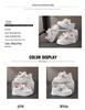 2026 Kids' Cartoon Board Shoes - Spring/Autumn, White Princess Sports Sneakers, Korean Style for Girls
