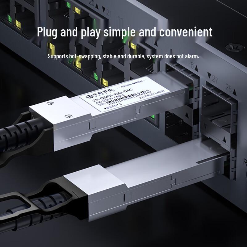ZK-Optoelectronics High-Speed Direct Attach Copper (DAC) Cable Modules