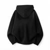 Unisex Übergroßer Kapuzenpullover 2025 Lässiger Strickpullover Mit Halbreißverschluss Grau Schwarz Locker Geschnitten Acrylmischung