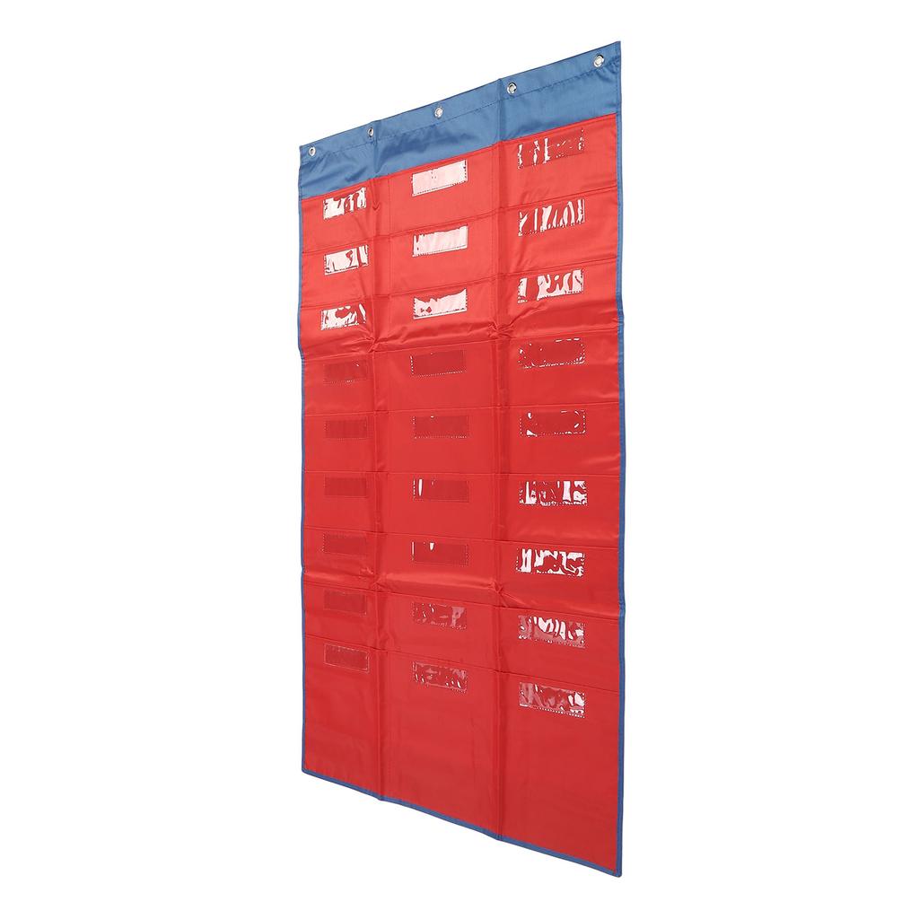 Storage Pocket Chart Easy Installation Versatile File Storage Pocket Chart for Classroom Office