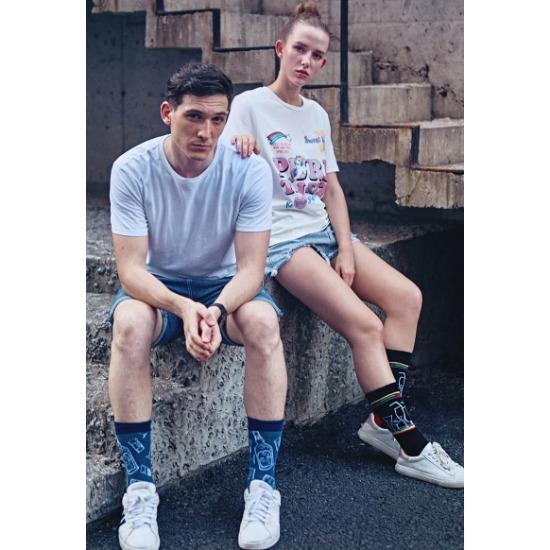 Fashion Funny Mens Socks Hip Hop Harajuku Kawaii Cartoon Cotton Socks Fruit Animal Beer Food Happy Casual Socks Gifts for Men