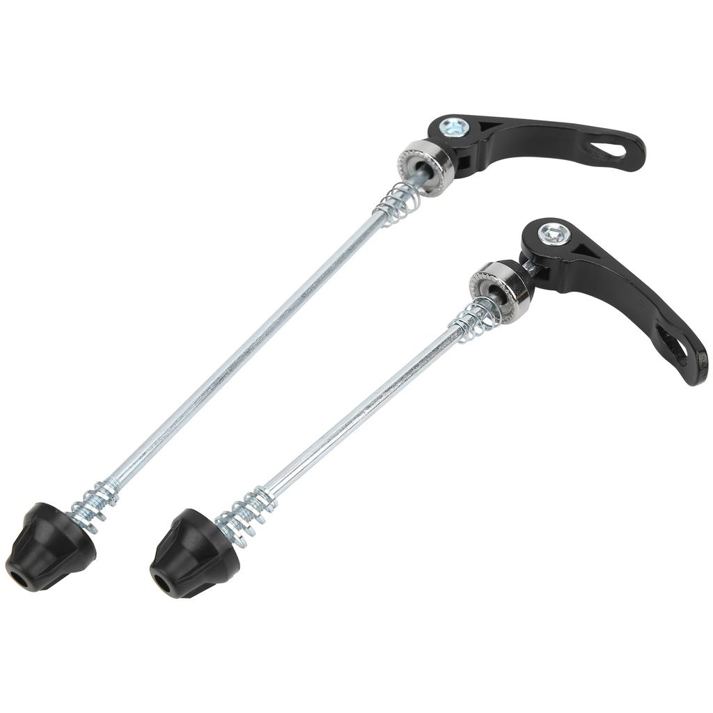 1 Pair Bicycle Quick Release Skewers Front Rear Skewer  Road Mountain Bike Accessory Black