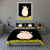 Duck carrying cat. Bedding Duvet cover sets Duvet covers Pillowcases gifts (1 * Duvet Cover 2 * Pillowcases, without duvet insert)