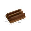 Wood Stand with Adjustable Slots Compact Two Vertical Laptop Low-Profile