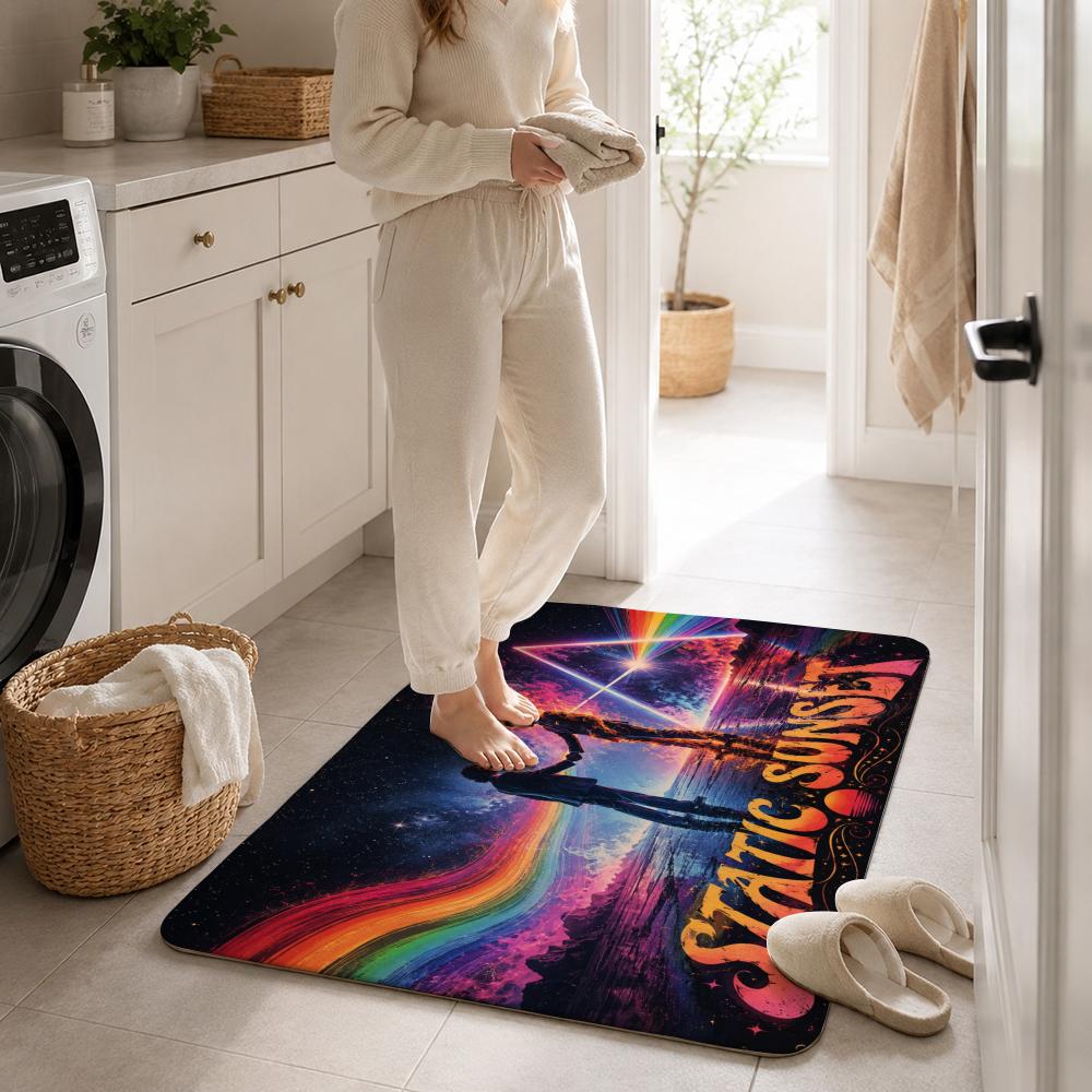 Progressive Rock P-Pink Floyd-Band Floor Mat Doormat Hallway Carpet Living Room Rugs Bath Floor Mats Home Decor