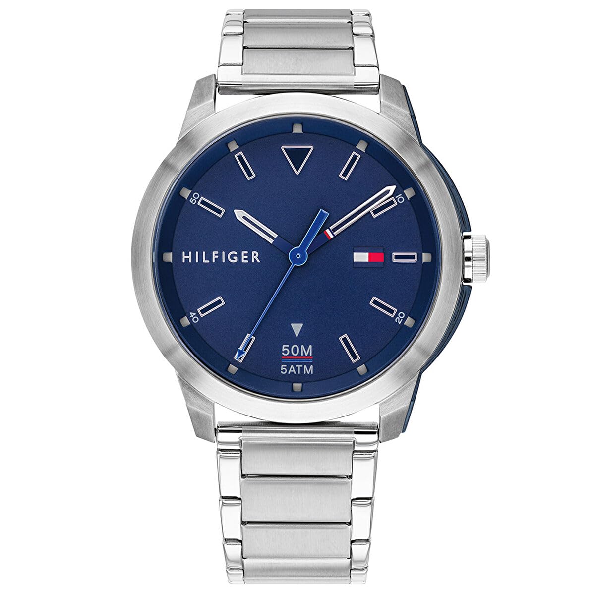 

Tommy Hilfiger Analogue Quartz Watch with Stainless Steel Strap 1791620 Men s [Used] серый