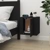 816642 vidaXL Meuble TV mural Noir 40x34,5x40 cm