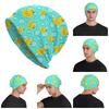 Yellow Bathtime Rubber Ducks Pattern  Unisex Adult Beanies Caps Knitted Bonnet Hat Warm Hip Hop Autumn Winter  Skullies Hats