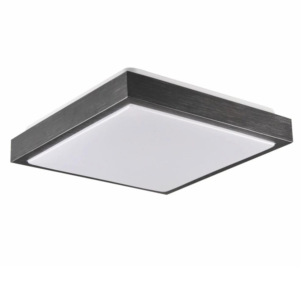 Plafon Kwadratowy Aluminium Kazimierz 2Xe27 29X29Cm Ip20 Czarny Goldlux
