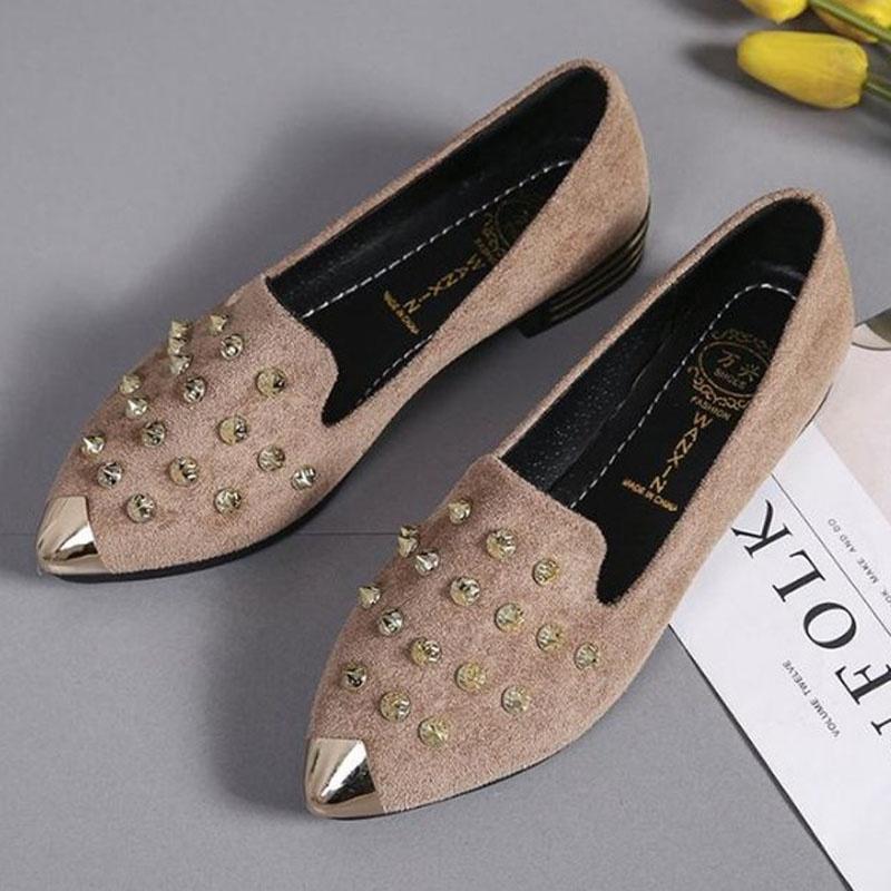 Women Fashion Sexy Comfort Low Heel Ladies Shoes Ballet Flats With Timeless Design