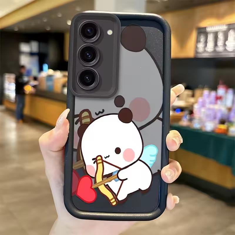 Cute BUBU DUDU Couple Case For Samsung Galaxy Case S24 S23 S22 S21 Ultra Plus A55 A54 A53 A52 A35 A25 A15 A14 5G Phone Y2k Cover