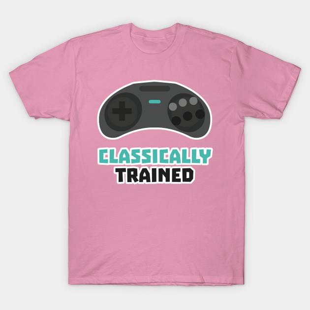 T Shirt Women Classically Trained Shirt Gamer Gaming Funny Compu Harajuku Print Kawaii Tshirt Summer Short Sleeve Female T-Shirt Top Tee
