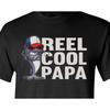 Reel Cool Papa Fishing T Shirt FisherUnisex Dad Vintage Washed Streetwear Unisex Fashion Breathable Versatile Homme Casual