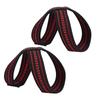 Soft Nylon and Spandex Figure 8 Weight Lifting Straps Gym Training Support Hand Protective Sleeves (M)