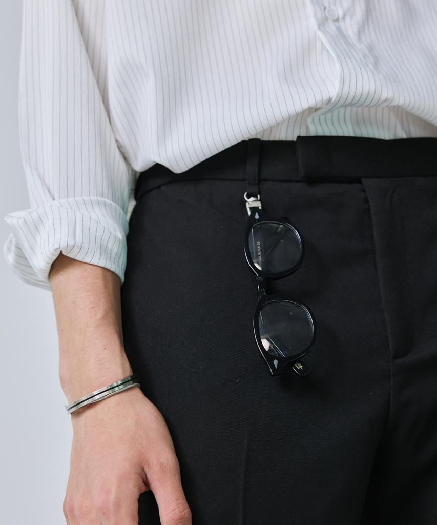 SSY 2-Way Hidden Extend Bootcut Slacks Black