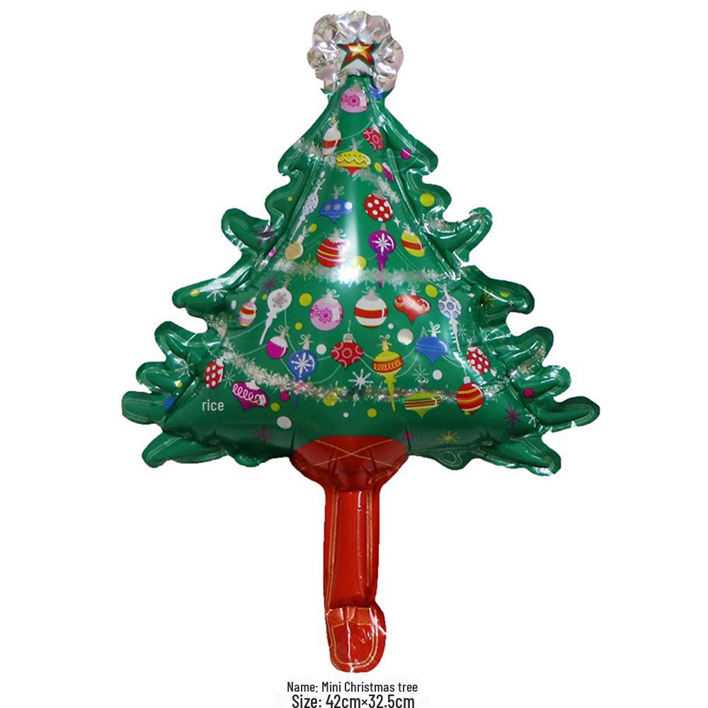 Christmas Cartoon Balloons: Santa, Snowman, Elk, Christmas Tree Decorations