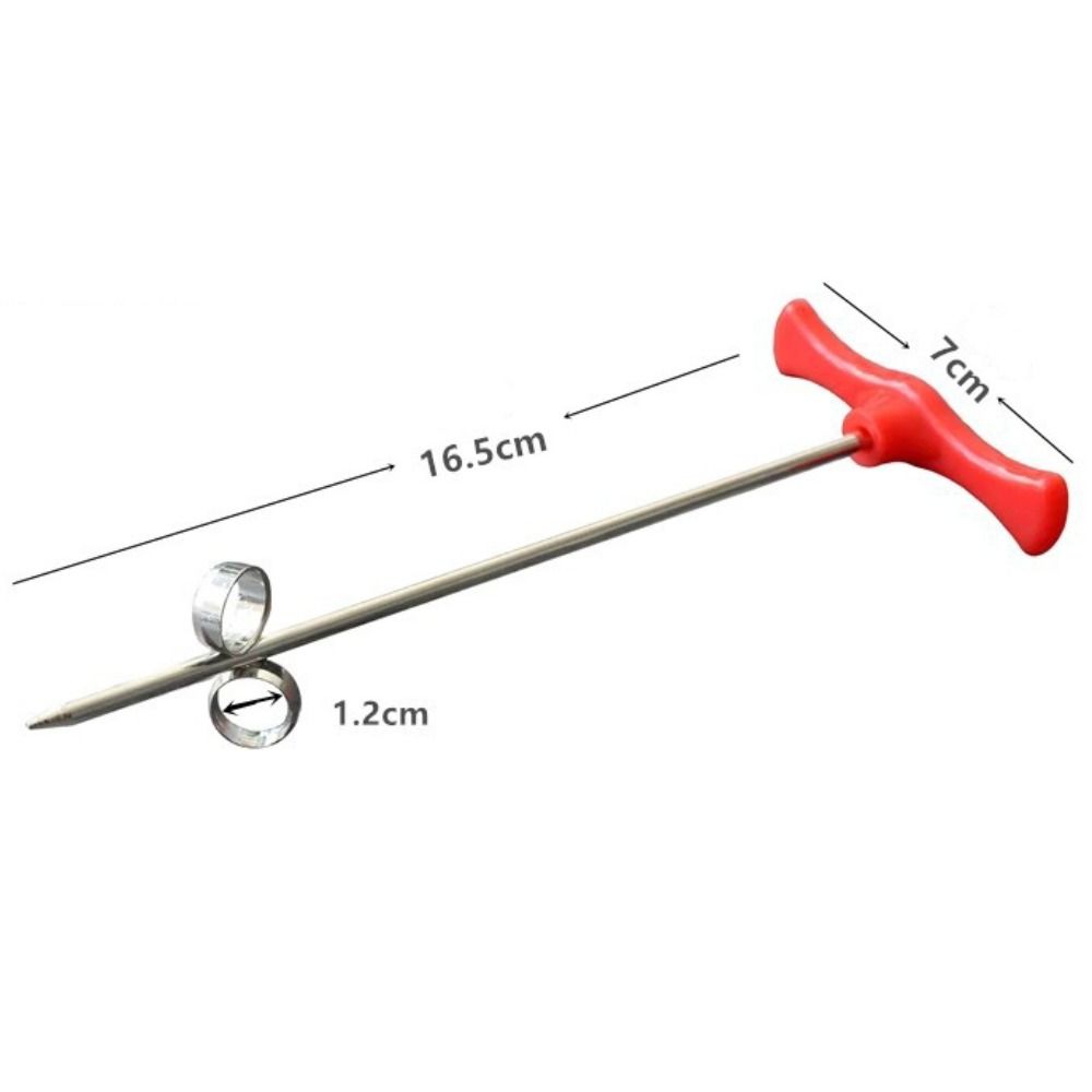 Rot&Silber Spiralschneider Edelstahl Gemüsewerkzeug Drehen Kartoffelschneider Heimküche