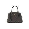 COACH Lillie Cow Leather Handbag , Shoulder Bag , Crossbody Bag Small Women's Dark Brown (Unisex) Handbags 91494 IMAA8