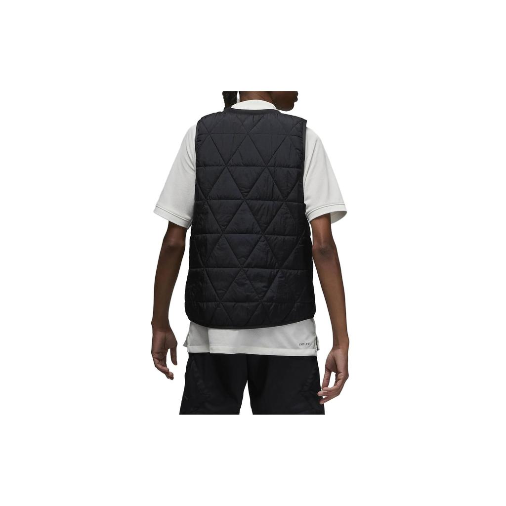 Jordan Gilet Uomo Monocolore con Zip Gilet Nero FB3266-010