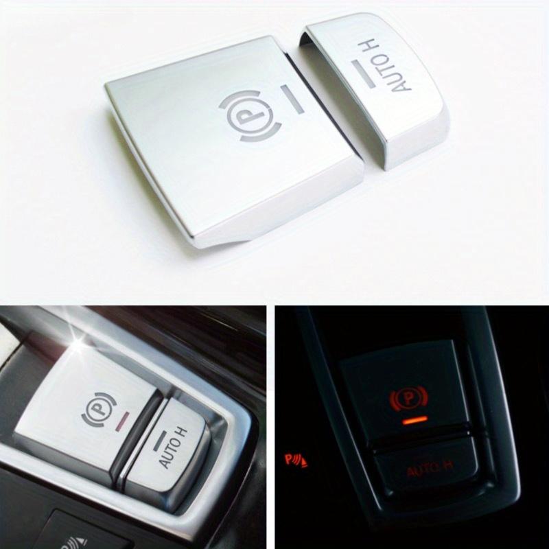 

2 шт./компл. модифицированный автомобиль для BMW 5 GT5 6 7 серии X3 X4 X5 X6, автомобильный стояночный тормоз, авто H, наклейка на крышку рамки