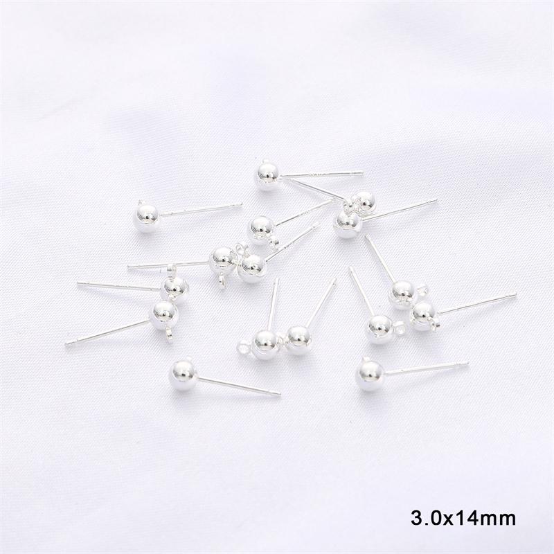 1Pair Copper Ball Belt Sling Needle For DIY Necklace Bracelet Jewelry Making Accessories Handmade Supplies