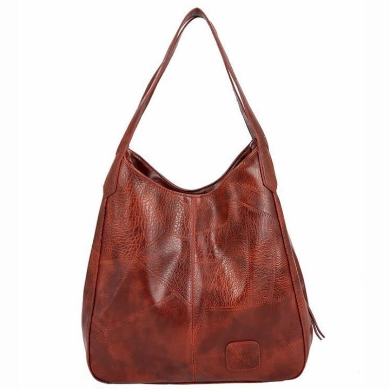 Women's New Trendy Soft Leather Shoulder Bag with Large Capacity and Versatile Fashion Crossbody Bag, Korean Version Women's Handbag