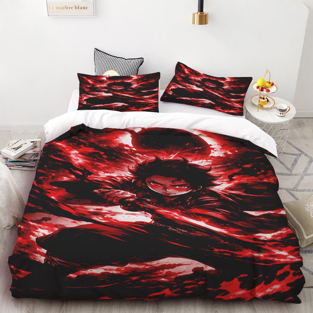 

Duvet Cover Demon Slayer Kimetsu No Yaiba Kamado Nezuko Bedding Set Duvet Covers Comforter Bedding Sets Bedclothes Home Decor 135x200cm