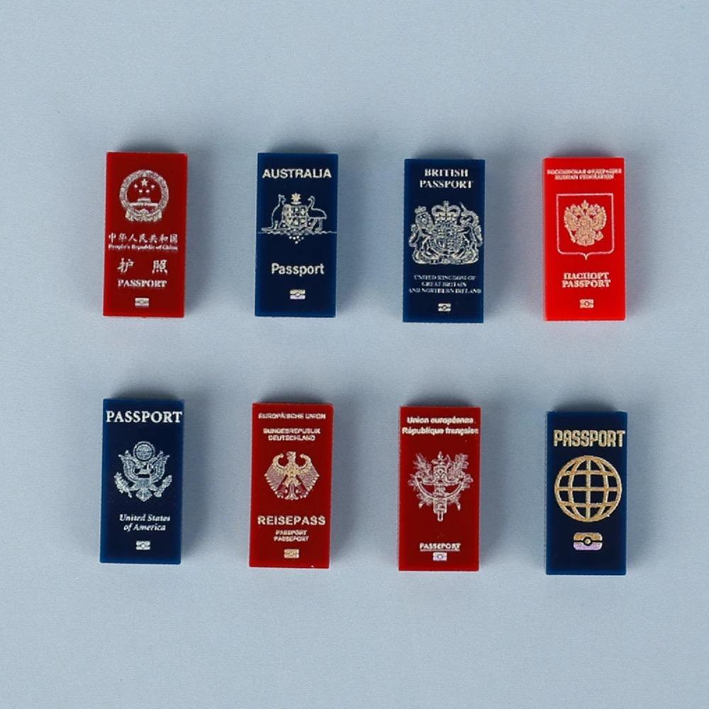 Food Printed Tiles Passport Plane Ticket Building Blocks Sushi Pizza Sound Compass Map Milk Juice Sauce Dessert Bricks Toy