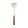 Heat-Resistant Silicone Kitchenware Set: Spatula, Soup Ladle, Slotted Spoon, Rice Spoon, Frying Pan Scraper, Oil Brush, and Flour Grabber.