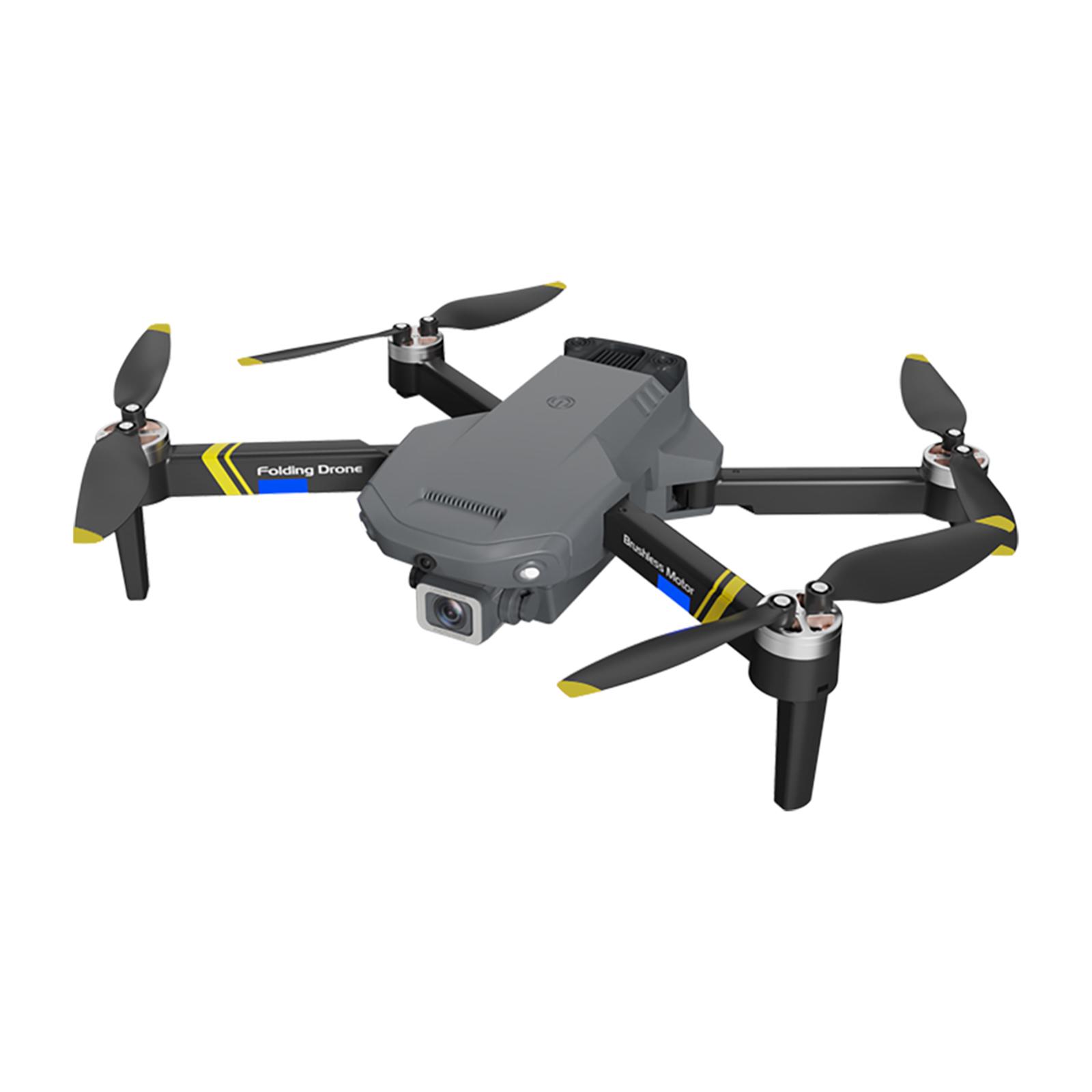 Drone télécommandé avec caméra 4K, double caméra pliable, moteur sans balais pour éviter les obstacles